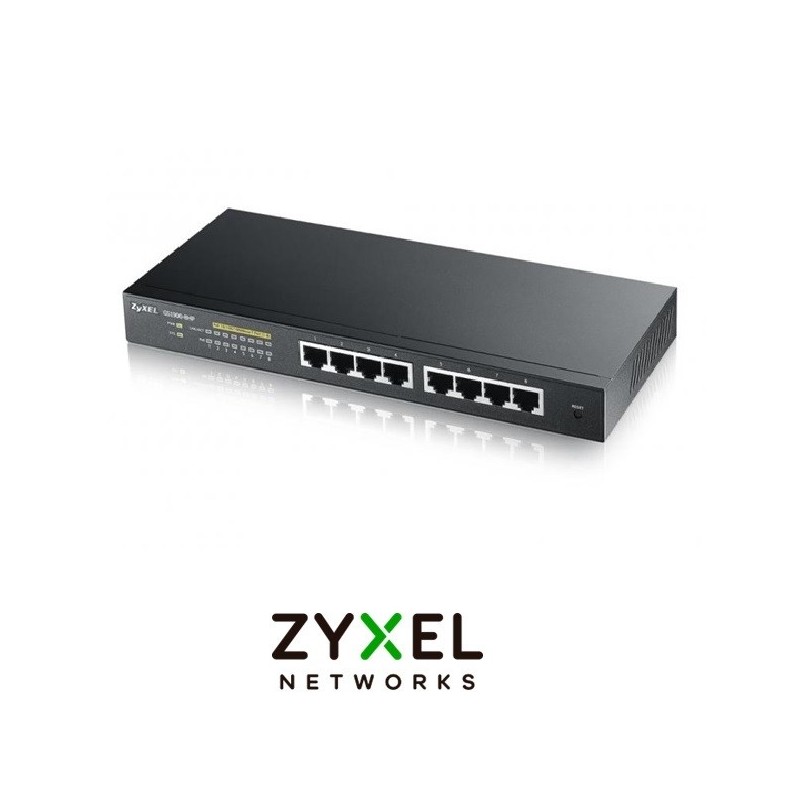 Switch Zyxel L2 8 puertos 101001000 BaseT