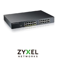 Swistch Zyxel 24 Puertos GbE 12 Puertos PoE