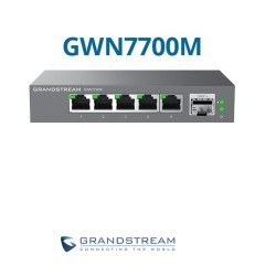 Switch GrandStream 5 puertos y 1 puerto de fibra S