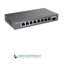 Switch GrandStream 8 puertos y 1 puerto de fibra S