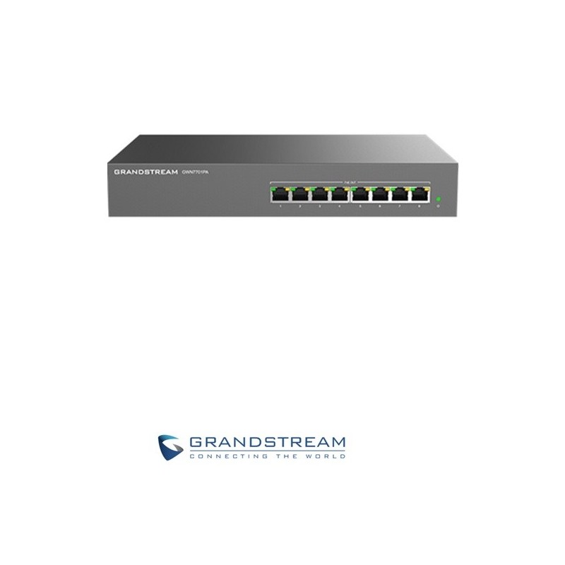 Switch GrandStream 8 puertos POE