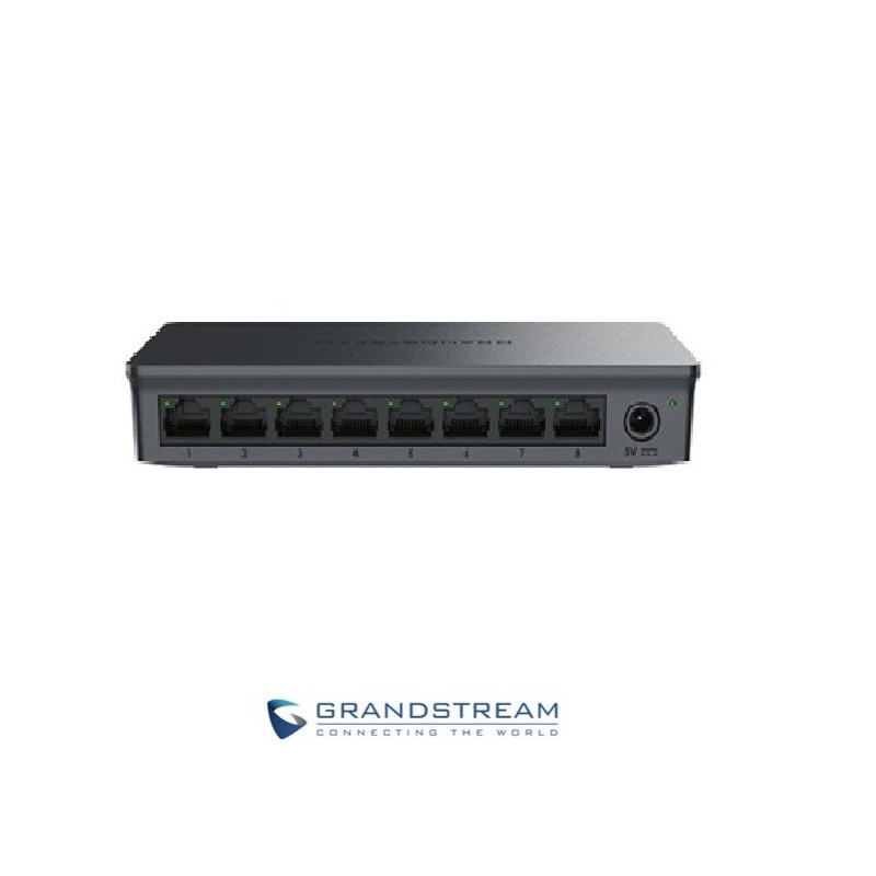 Switch GrandStream 8 puertos Layer 2 Cloud Managed