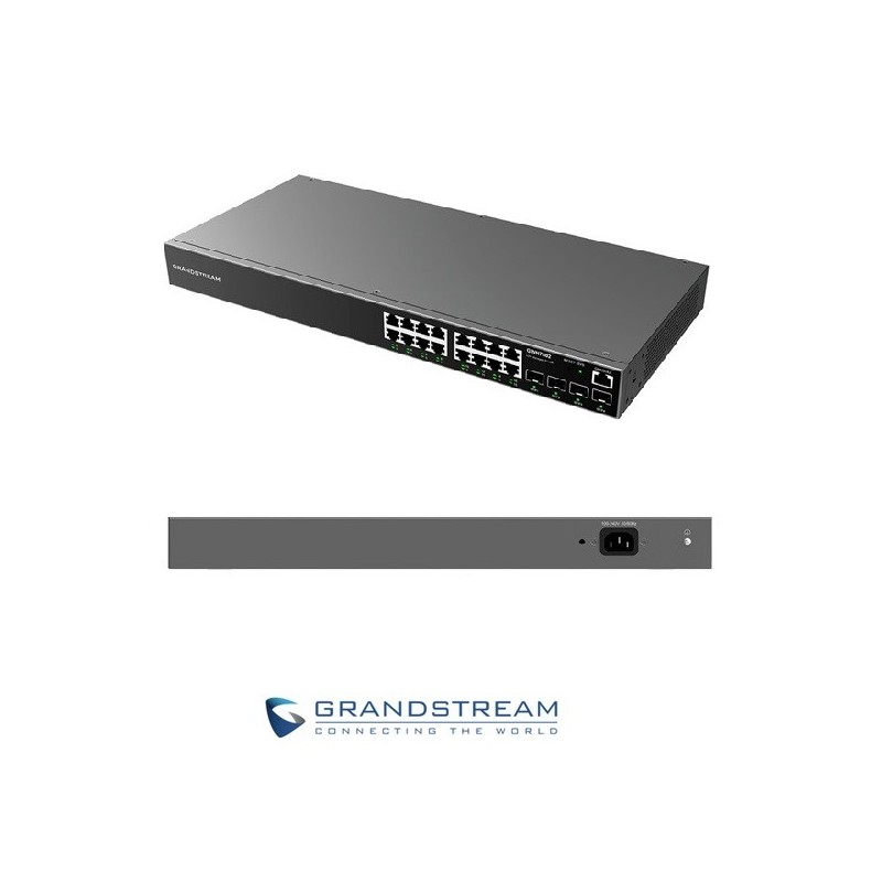 Switch Grandstream GWN7802P 16 puertos PoE Layer