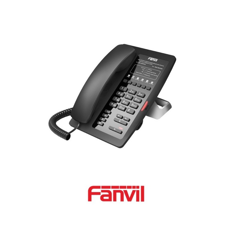 Teléfono IP FANVIL H3 Negro 1 cuenta SIP 10100