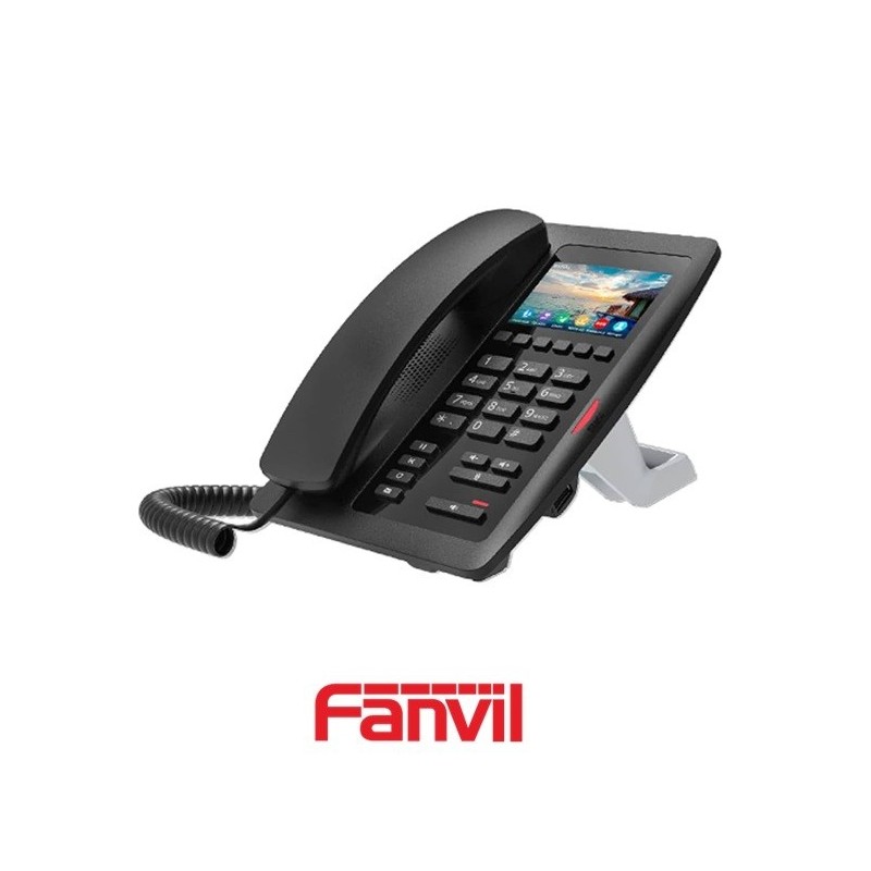 Teléfono WIFI IP FANVIL H5W Negro con Wifi 2 línea