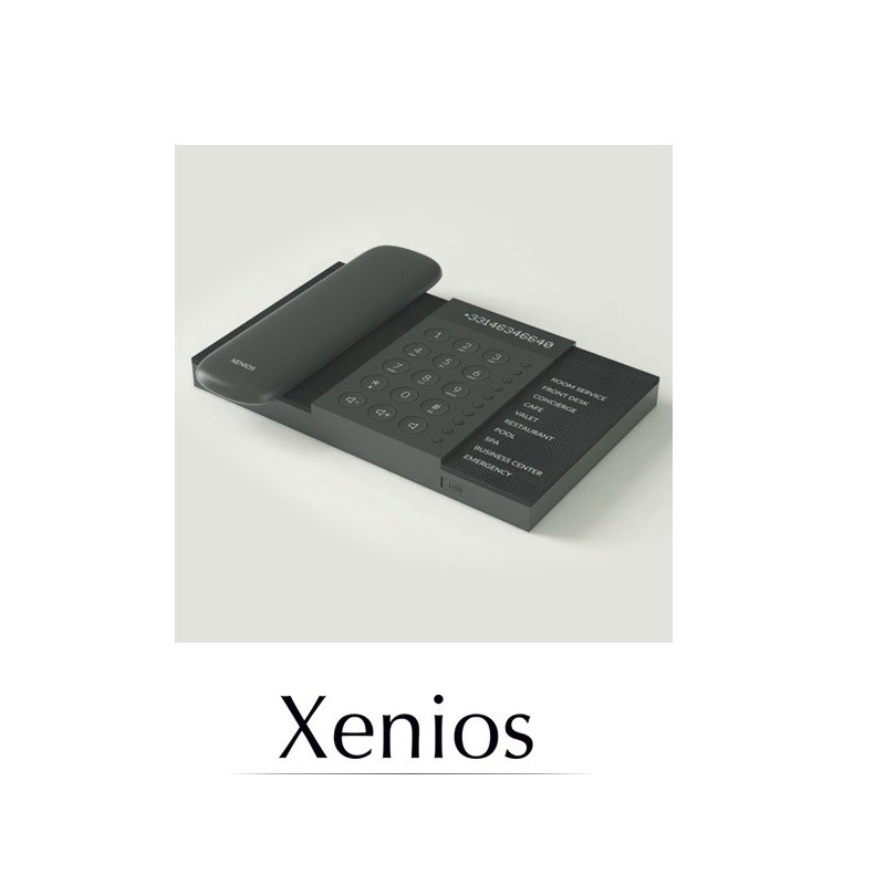 Teléfono Xenios Concept One Sip cordless Dect negr