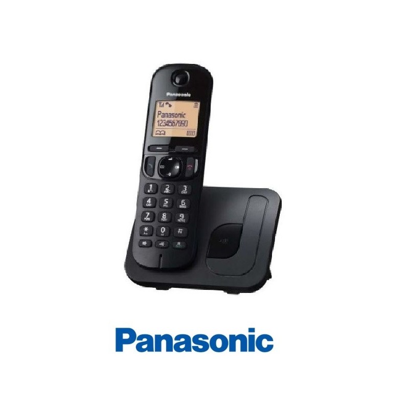Teléfono Panasonic Dect KXTGC210SPB negro