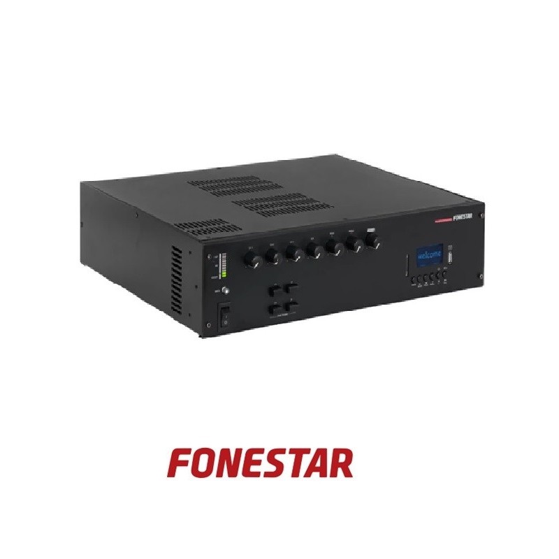 Amplificador de megafonía multizona 600w