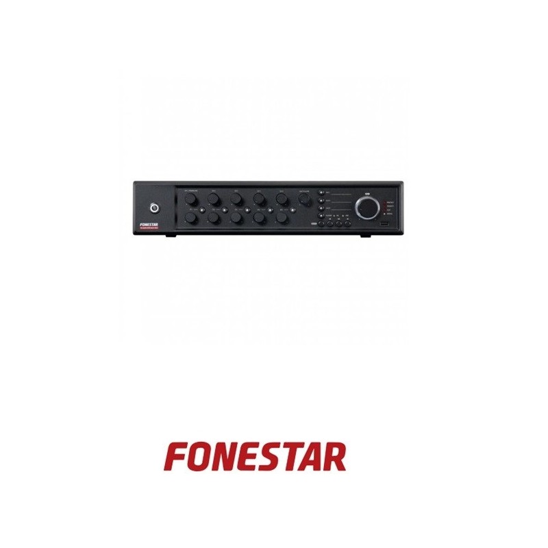 Amplificador de megafonía multizona 360w