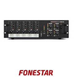 Amplificador Fonestar multizona 4x120W RMS  5 IN / 4 OUT.