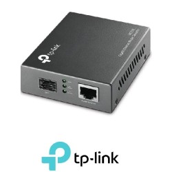 Convertidor TpLink RJ45 a 1000Mbps a ranura SFP a