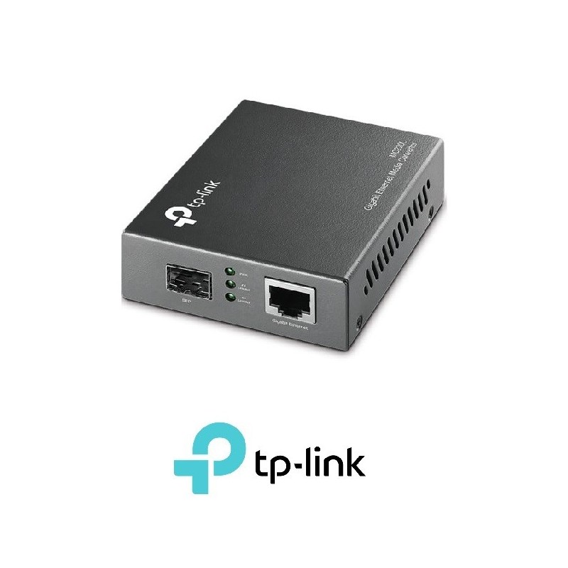 Convertidor TpLink RJ45 a 1000Mbps a ranura SFP a