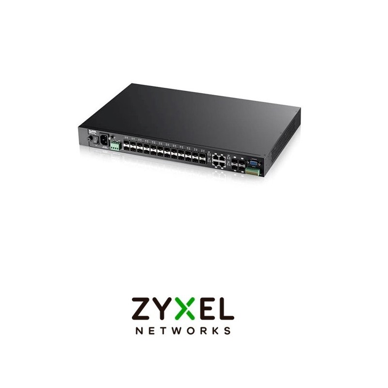 Switch Zyxel MGS352028F de 24 Puerto layer 2