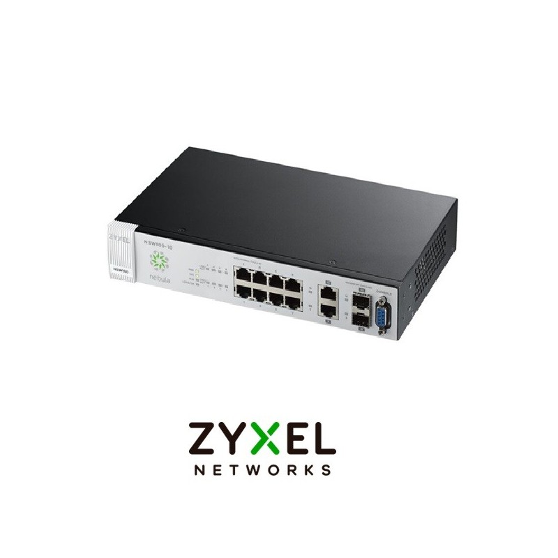 NSW10010 8 x port GbE Nebula Cloud Managed Switch