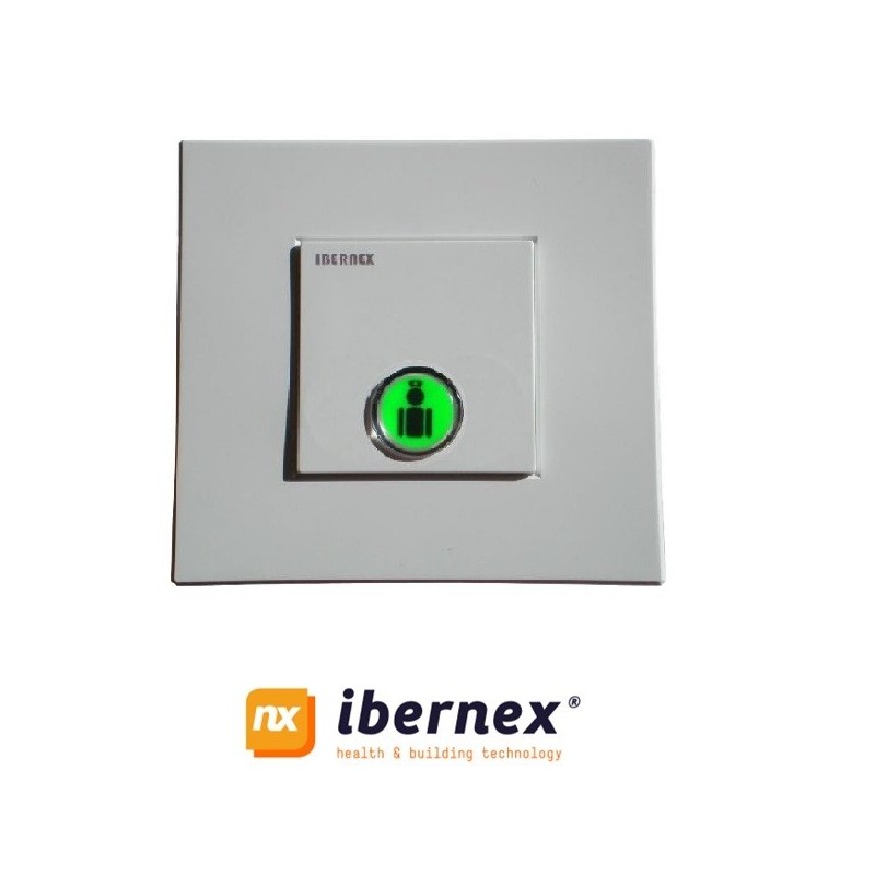 MÓDULO DE 1 BOTÓN VERDE ILUMIN