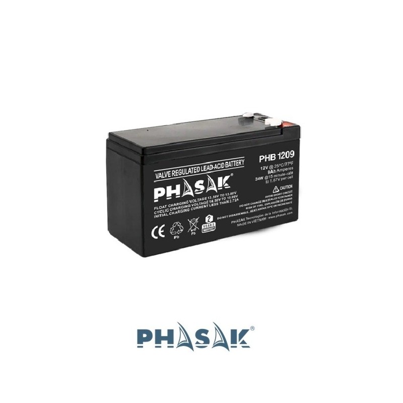 BATERIA PHASAK 12V 9AMP