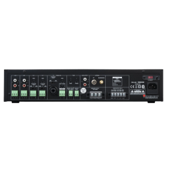 Amplificador 120w de megafonía 3 zonas