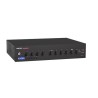 Amplificador 240w de megafonía 4 zonas