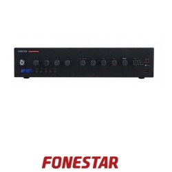 Amplificador 240w de megafonía 4 zonas