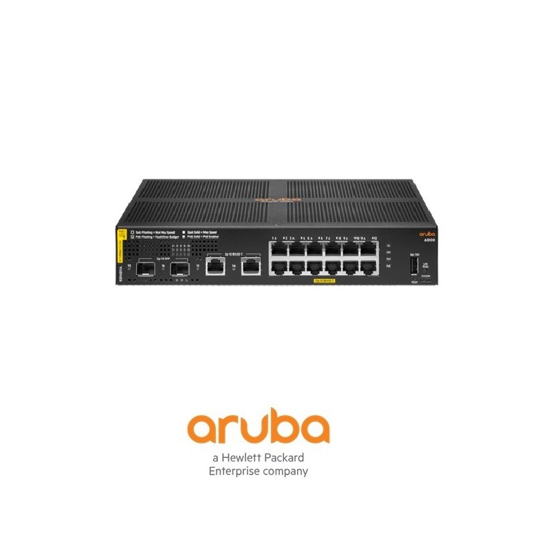Aruba 6000 12G CL4 2SFP 139W Swch