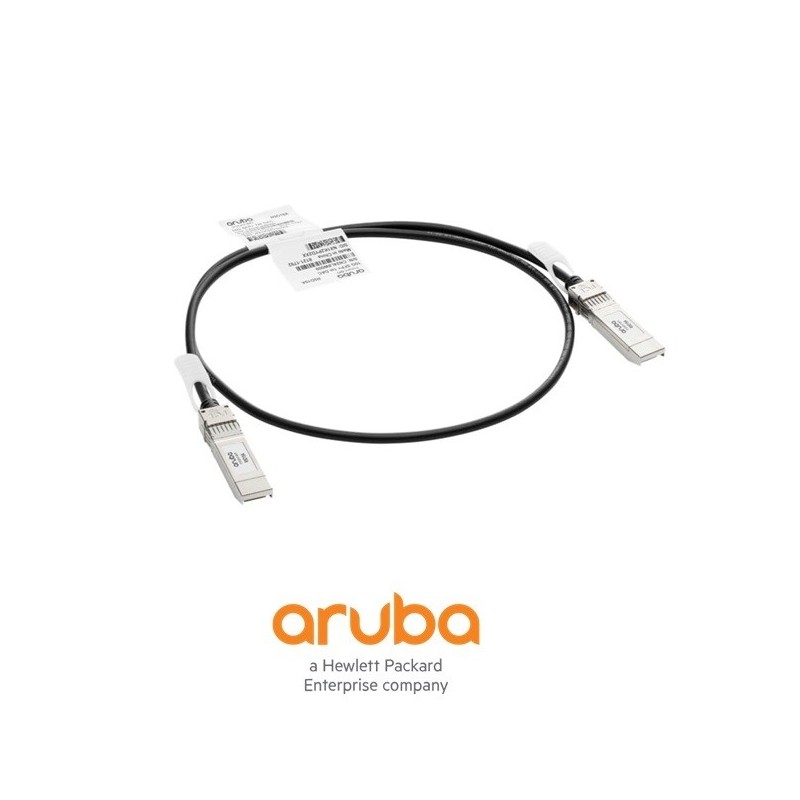 Aruba IOn 10G SFP to SFP 1m DAC Cable