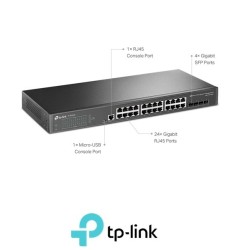 Switch TpLink Puertos Gigabit24 puertos RJ45 gig
