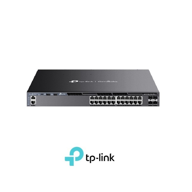 Switch TpLink Gestionable Omada L3 de 24 Puertos