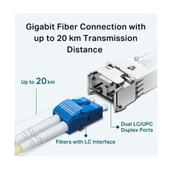 Módulo TpLink SFP Gigabit Monomodo MiniGBIC in