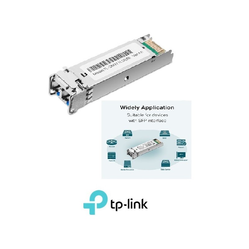 Módulo TpLink SFP Gigabit Monomodo MiniGBIC in