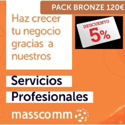 Pack BRONZE 120 Servicio Profesionales Masscomm