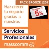 Pack BRONZE 120 Servicio Profesionales Masscomm
