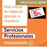 Pack GOLD 1000 Servicio Profesionales Masscomm