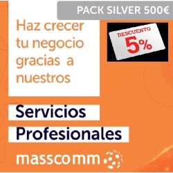 Pack SILVER 500 Servicio Profesionales Masscomm