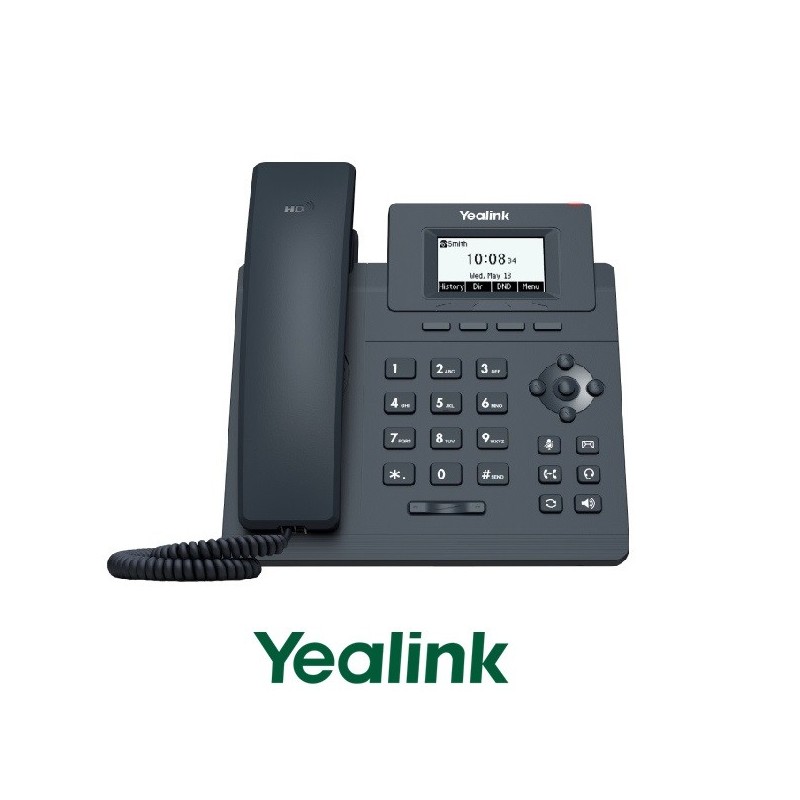 Teléfono Yealink T30 1 Cuenta SIP no PoE con Fu