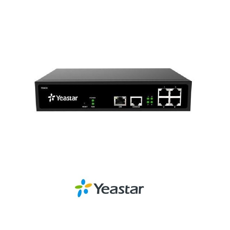 Gateway Yeastar BRI VoIP TB400 4 Puertos