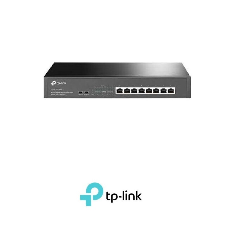 Switch TpLink PoE Gigabit de 8 Puertos RJ45 Giga