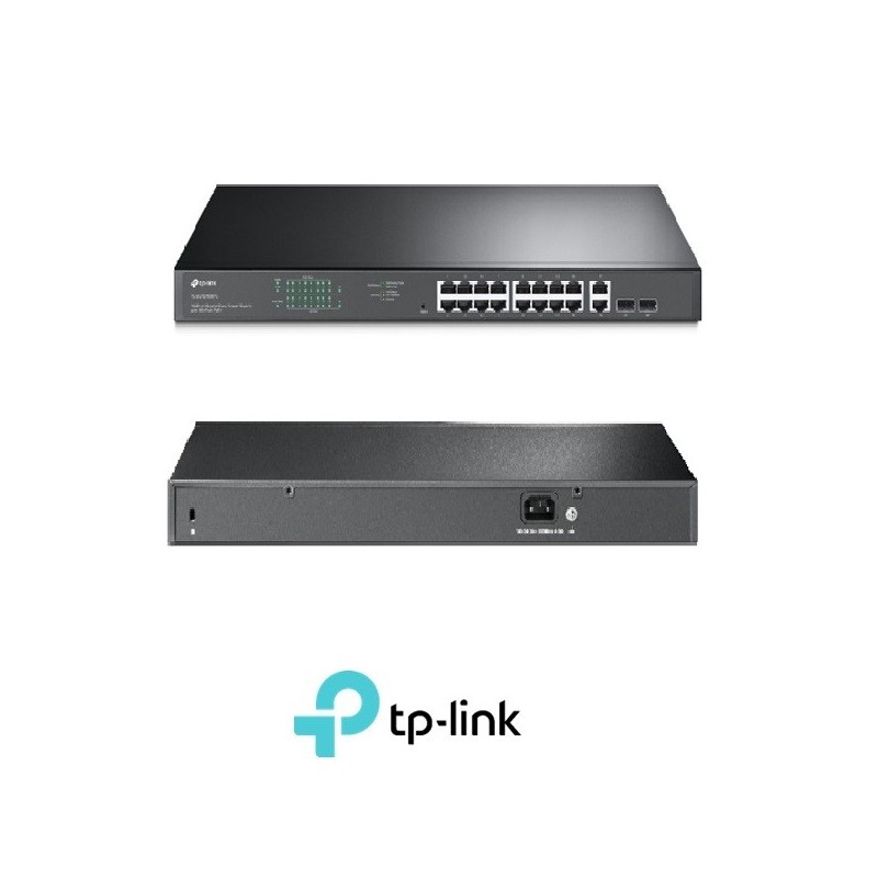 Switch TpLink Easy Smart 16Puertos Gigabit PoE