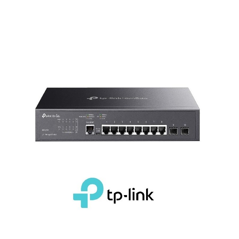 Switch TpLink administrado JetStream de 8 puertos