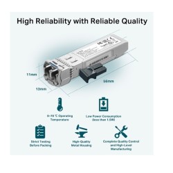  Transceptor TpLink LC 10GbaseLR SFP SPEC Con