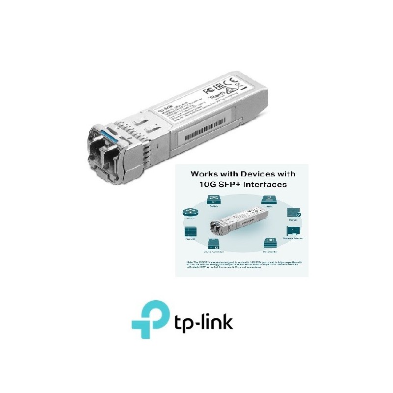 Transceptor TpLink LC 10GbaseLR SFP SPEC Con
