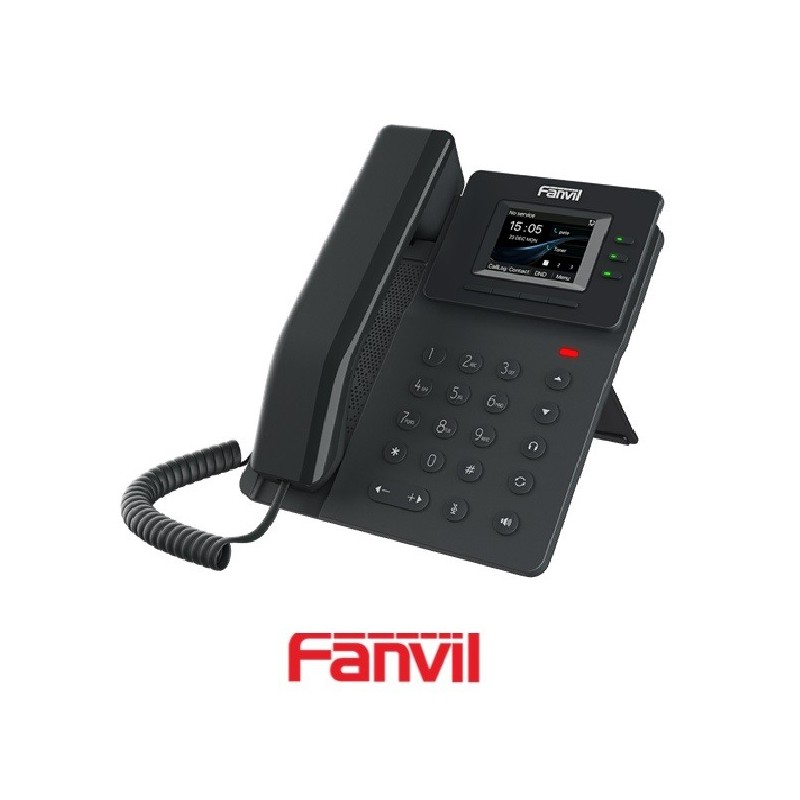 Teléfono IP FANVIL V60P 4 Líneas SIP 10100 Mbps