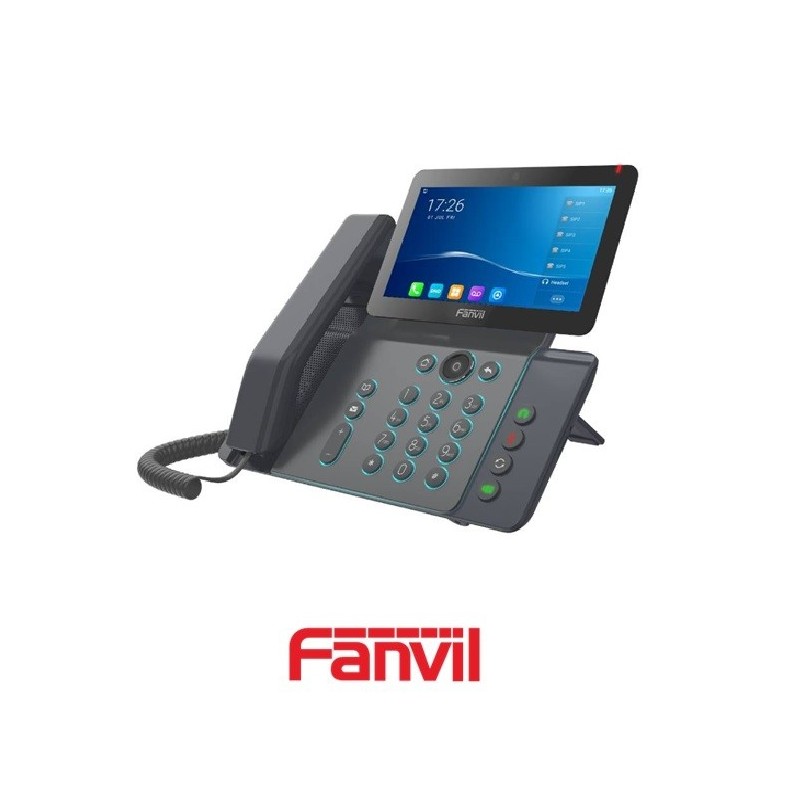 Teléfono IP FANVIL V67 Poe 20 Líneas SIP Pantal