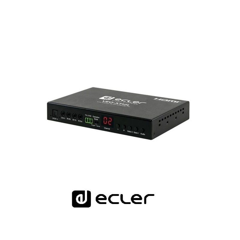 Emisor Ecler HDMI 4K con baja latencia sobre IP