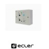 Transmisor Ecler HD base T en formato de panel mural
