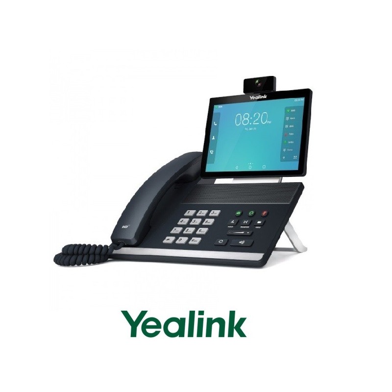 Teléfono Yealink VP59 Cámara16 Cuentas SIP PoE