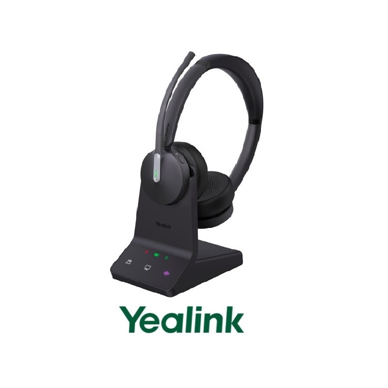 Auricular Inalámbrico DECT Yealink WH64 Binaural