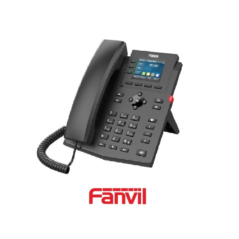 Teléfono IP FANVIL X303P 4 líneas SIP 10100