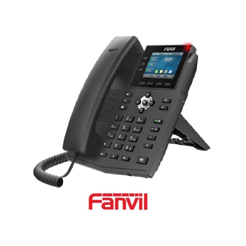 Teléfono IP FANVIL X3U Poe 6 lineas SIP