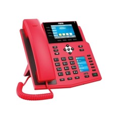Teléfono IP FANVIL X5U ROJO Poe 16 lineas SIP