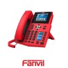 Teléfono IP FANVIL X5U ROJO Poe 16 lineas SIP